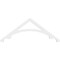 Ekena Millwork Pitch Legacy Architectural Grade PVC Gable Pediment, 36"W x 13 1/2"H x 1"P (9/12) GPP036X014X100LEG - alternate 2
